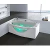 Акриловая гидромассажная ванна  Gemy G9072, Ориентация: Левая, Комплектация: гидромассаж, хромотерапия, изображение 2