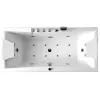 Акриловая гидромассажная ванна Gemy G9076  177*81, Комплектация: гидромассаж, аэромассаж, электр.пульт,хромотерапия, изображение 3