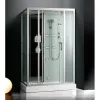 Душевая кабина Frank  с баней/без бани пристенная F-507-1, Цвет профиля: Хром, Выбрать размер: 170x85, Комплектация: без бани, изображение 2