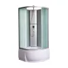 Душевые кабины и сауны: Душевая кабина четверть круга River NARA LIGHT MT матовые стекла  высокий поддон 1 в магазине Акватория