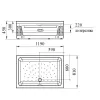 Поддон душевой Radomir Верчелли 120*80 высокий, Ориентация: Левая, изображение 2