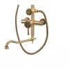 Bronze De Luxe Windsor  Комплект для ванной и душа двухручковый, изображение 3