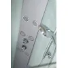 Душевая кабина с гидромассажем четверть круга Bandhours BORA A 90х90х217см, Цвет стекла: прозрачное, Высота поддона: 15, Цвет профиля: Хром, Тип поддона: Низкий, Выбрать размер: 90x90, изображение 2