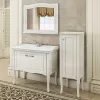 Мебель для ванной: COMFORTY. Тумба-умывальник "Павия-100" белый глянец с раковиной COMFORTY 50110 1 в магазине Акватория