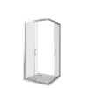 Душевой уголок Good Door Infinity CR без поддона, Выбрать размер: 80x80, Цвет стекла: прозрачное, изображение 4