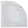 Ванна акриловая  BAS Риола 135*135, Комплектация: без гидромассажа, изображение 2