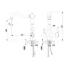 Смеситель Lemark Comfort LM3065C для кухни  с подключением к фильтру с питьевой водой, изображение 2
