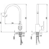 Смеситель Lemark Mars LM3505C для кухни, изображение 2