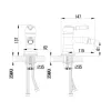 Смеситель Lemark Villa LM4808B для биде, изображение 2