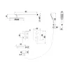 Смеситель Lemark Melange LM4922CW для ванны и душа, встраиваемый, изображение 2