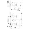 Смеситель  Lemark Partner LM6542C  для ванны, изображение 2