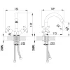 Смеситель  Lemark Practica LM7507C  для раковины, изображение 2