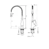 Смеситель Lemark Linara LM0413C для кухни с гибким изливом, изображение 3