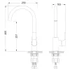 Смеситель Lemark Aura LM0605C для кухни, изображение 3