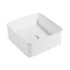 Раковина накладная прямоугольная CeramaLux W1531, Выбрать размер: 38х38х15, изображение 3