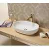 Раковина накладная овальная CeramaLux 9026, Выбрать размер: 47,5, изображение 2
