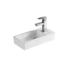 Умывальник подвесной, накладной прямоугольный CeramaLux 9272, Ориентация: Левая, изображение 2