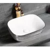 Санфаянс: Раковина накладная прямоугольная CeramaLux LuxeLine D1333H13 1 в магазине Акватория