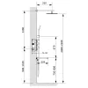 Душевая система встроенная с термостатом Timo Petruma SX-5149, Выбрать цвет: Хром, изображение 9