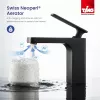 Смеситель для раковины Timo Torne 4361/03F, Выбрать цвет: Черный, изображение 5