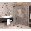 Душевой уголок WasserKRAFT Dill, Цвет стекла: прозрачное, Цвет профиля: Черный, Выбрать размер: 90х100, изображение 5