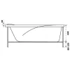 Ванна акриловая  BAS  ТОЛЕДО  170*75, изображение 5