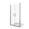 Душевая дверь распашная Good Door FANTASY SD, Выбрать размер: 90, Цвет стекла: прозрачное, изображение 2