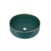 Санфаянс: Bronze De Luxe Накладная раковина круглая Golden Meadow 1054 1 в магазине Акватория