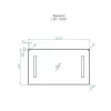 Зеркало Style Line с LED-подсветкой 120*70, изображение 5
