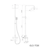 Душевая стойка Orans OLS-7536, изображение 7