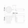 Держатель туалетной бумаги и освежителя  WasserKRAFT Wern K-2500 K-2559, изображение 3