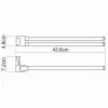 Держатель полотенец WasserKRAFT Exter K-5200 K-5231, изображение 4