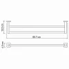 Держатель полотенец  WasserKRAFT Lippe K-6500 K-6540, изображение 3