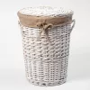 Плетеная корзина для белья с крышкой WasserKRAFT Aller WB-106-S, изображение 2