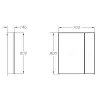 Зеркальный шкаф без подсветки OPADIRIS Арабеско 70/80, Выбрать размер: 70, изображение 4