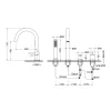 Смеситель для ванны с душем врезной Timo Saona 2320/03Y, изображение 2