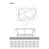 Ванна акриловая Relisan Adara  L/R, Выбрать размер: 170х100, Ориентация: левая, изображение 6