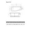 Ванна акриловая Relisan Aquarius  L/R, Выбрать размер: 160х70, Ориентация: левая, изображение 3