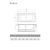 Ванна  акриловая Relisan Kristina, Выбрать размер: 170х75, изображение 4