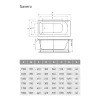 Ванна  акриловая Vayer Savero, Выбрать размер: 150*70, изображение 5