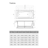 Ванна акриловая Relisan Tamiza, Выбрать размер: 120х70, изображение 5