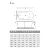 Ванна  акриловая Relisan Xenia, Выбрать размер: 150х75, изображение 5