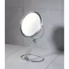 Gedy  настольное 2-х стороннее косметическое зеркало с 5-ти кратным увеличением   хром