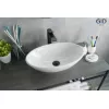 Санфаянс: Накладная белая раковина для ванной Gid N9021 1 в магазине Акватория