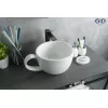 Санфаянс: Накладная белая раковина для ванной Gid N9055 1 в магазине Акватория