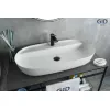 Накладная белая раковина для ванной Gid N9347, изображение 2