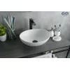 Санфаянс: Накладная белая матовая раковина для ванной Gid N900 1 в магазине Акватория