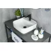 Санфаянс: Накладная белая раковина для ванной Gid N9044 1 в магазине Акватория