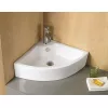 Санфаянс: Подвесная угловая белая раковина для ванной Gid N9067b 1 в магазине Акватория