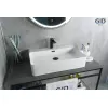 Санфаянс: Накладная белая раковина для ванной Gid N9256 1 в магазине Акватория